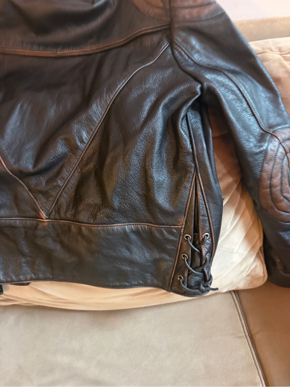 Prada Black Leather Bomber Jacket with Silver Hardware - Picture 6 of 10